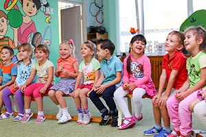 children in a pre kindergarten class