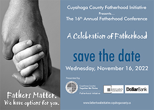 Fatherhood Conference Save the Date card